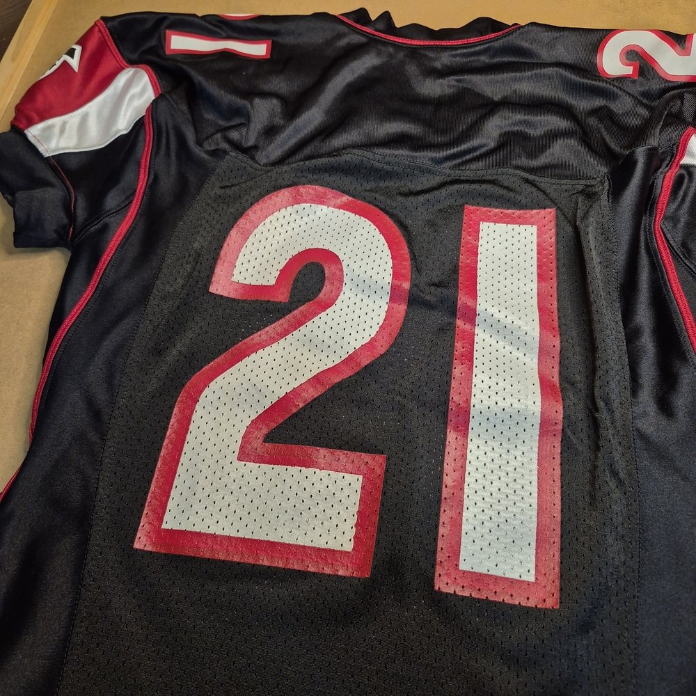 Russell Athletic Black & Red #21 Football Jersey - Read - Picture 10 of 10